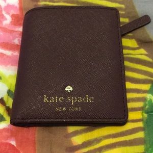 Dark berry Kate spade wallet